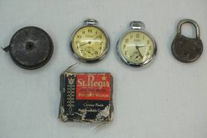 lot 77 image: vintage pocket watches