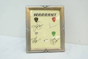lot 130 image: Autographed guitar picks