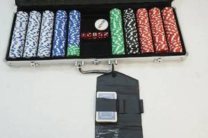 lot 131 image: Cards, poker chips