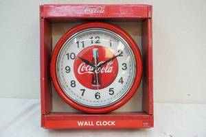 lot 143 image: Coke wall clock