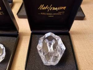 Mats Jonasson Crystal Sculptures
