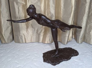 lot 9 image: Edgar Degas Museum Replica Sculpture Grand Arabesque, Second Time