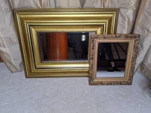 lot 29 image: Pair of Elegant Wall Mirrors