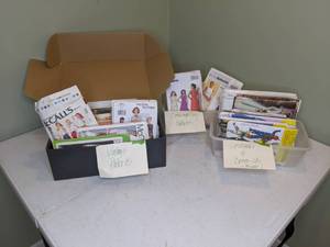 lot 185 image: Assorted Sewing Patterns Some Vintage