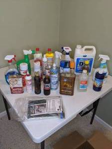 lot 187 image: Lot of Cleaning and Refinishing Products