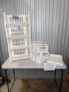 lot 109 image: Plastic Organizers & Under-the-Sink Storage