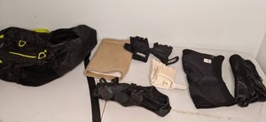 lot 146 image: Eddie Bauer Backpack, Braces & Fitness Gloves