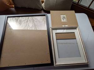 lot 125 image: Matted Art Print & Two Frames