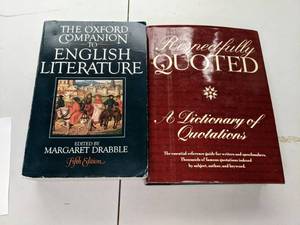 lot 129 image: Books Quote Dictionary & Literature Companion