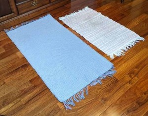 lot 34 image: Two Small Hand Loomed Rugs