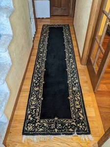 lot 47 image: Long Wool Runner Rug