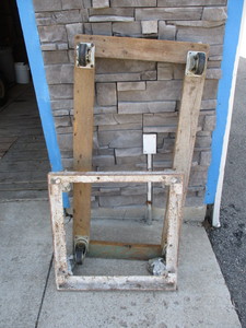 (2) 4 Wheel Dollies