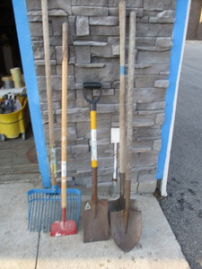 Shovels and Scraper