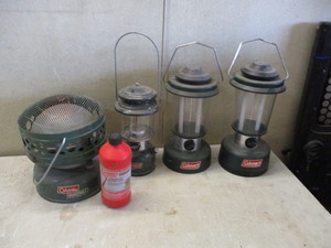 Coleman Heater and Lanterns