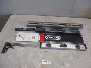 Levels, Squares and chainsaw bar