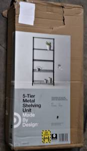 lot 228 image: Made By Design - 5 Tier Wide Wire Shelf