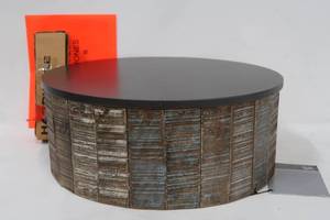lot 200 image: Nashbryn End Table GrayBrown - Signature Design by Ashley