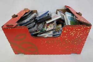 lot 219 image: Assortment of Various DVD films, PC Games, Nintendo Wii, Nintendo DS, Playstation 2 Games