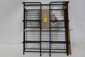 lot 222 image: FlipShelf Wide 3 Shelf Black