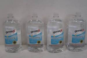 lot 225 image: Germ-X 32-oz Fragrance-Free Hand Sanitizer Bottle Gel - 4 Pack