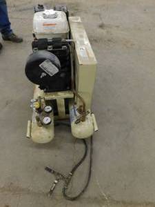 lot 16 image: Ingersoll Rand Gas Powered Air Compressor #1