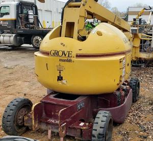lot 10A image: 1999 Grove AMZ46NE Electric Boom Lift - For Parts or Repair