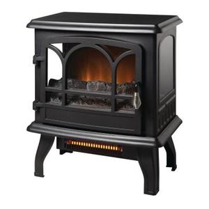 lot 11 image: STYLEWELL Kingham 400 sq. ft. Panoramic Infrared Electric Stove in Black with Electronic Thermostat