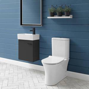 lot 33 image: SWISS MADISON Calice 2-piece 0.81.28 GPF Dual Flush Elongated Toilet in White Seat Included