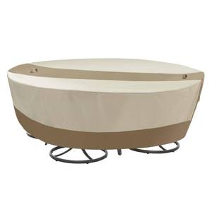 lot 41 image: Round Table Outdoor Patio with Chair Cover