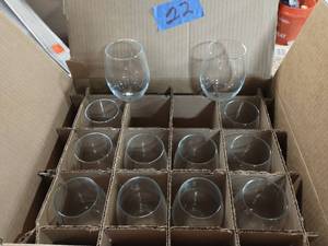 lot 22 image: Cachet 15 oz. Stemless Wine Party Pack (Set of 12)