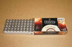 lot 5 image: Mixed Box of 50 .45 GAP Ammo - Federal TacticalSpeer Gold Dot