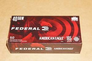 lot 13 image: 50 Federal American Eagle .40 S&W 165 Gr FMJ Ammo