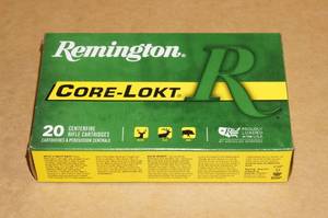 lot 31 image: 20 Remington .270 Win 150 Gr Core-Lokt SP Ammo