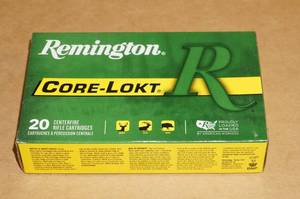 lot 32 image: 20 Remington .270 Win 150 Gr Core-Lokt SP Ammo