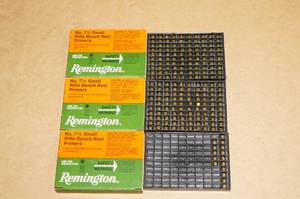lot 58 image: 215 Remington No 7-12 Small Rifle Bench Rest Primers