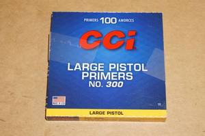 lot 68 image: 100 CCI No 300 Large Pistol Primers