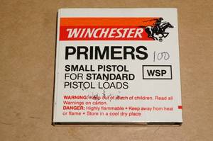 lot 75 image: 100 Winchester Small Pistol Primers