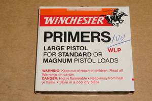 lot 76 image: 100 Winchester Large Pistol Standard or Magnum Primers