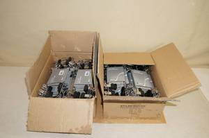 lot 96 image: 2 Boxes of 4 Tier Folding Skirt Hangers