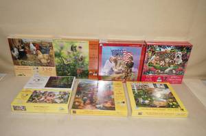 lot 80 image: 10 Jigsaw Puzzles