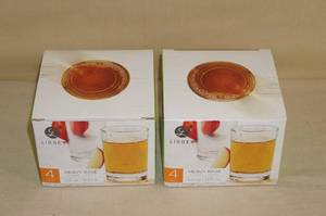 lot 82 image: 8 Libbey Heavy Base 5.5 Oz Glasses