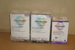 lot 66 image: 3 Packs of Polyblend Grout