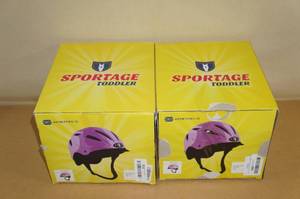 lot 20 image: 2 Sportage Toddler Riding Helmets