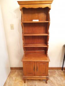 Vintage Pennsylvania House Solid Wood Bookcase 21 x 13 x 60