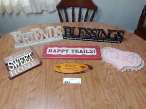 Fun Vintage Wooden Signs For Your Home