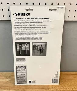 lot 46 image: Husky Tools 12 Magnetic Tool Organization Panel