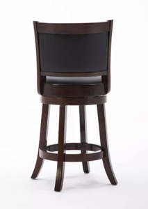 lot 34 image: Augusta 24 Swivel Counter Height Barstool Hardwood - Boraam