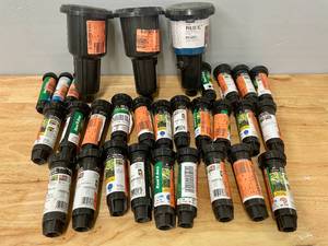 lot 67 image: LARGE Lot of 30 Rainbird Irrigation Sprinkler Heads