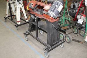lot 3 image: Bandsaw  with Rolling Stand