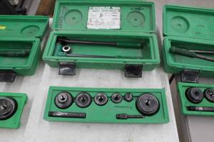 lot 34 image: Greenlee Ratchet Punch Driver 1806  with Plastic Case